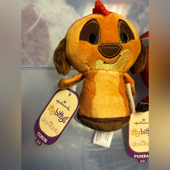 Timon & Pumba Itty Bittys Hallmark BNWT - Picture 2 of 9
